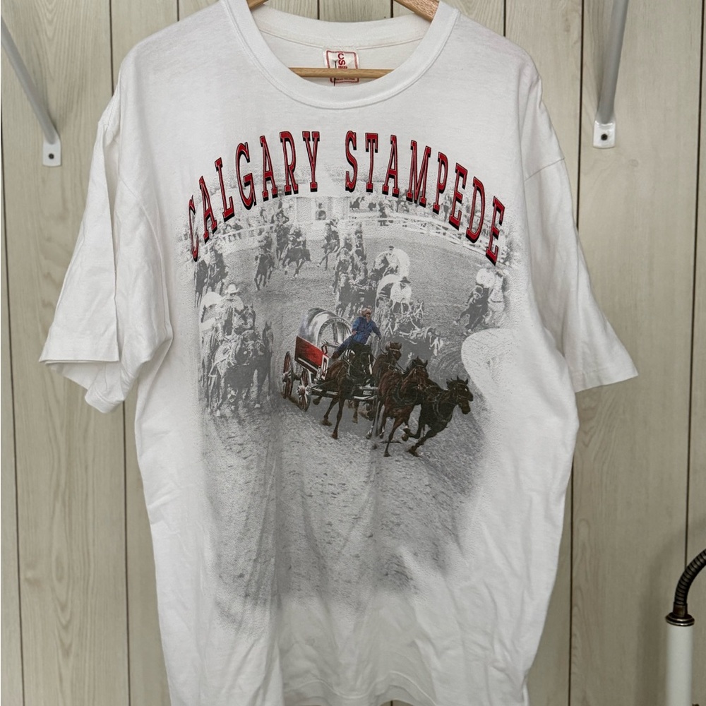 Vintage white Calgary Stampede Graphic T-Shirt